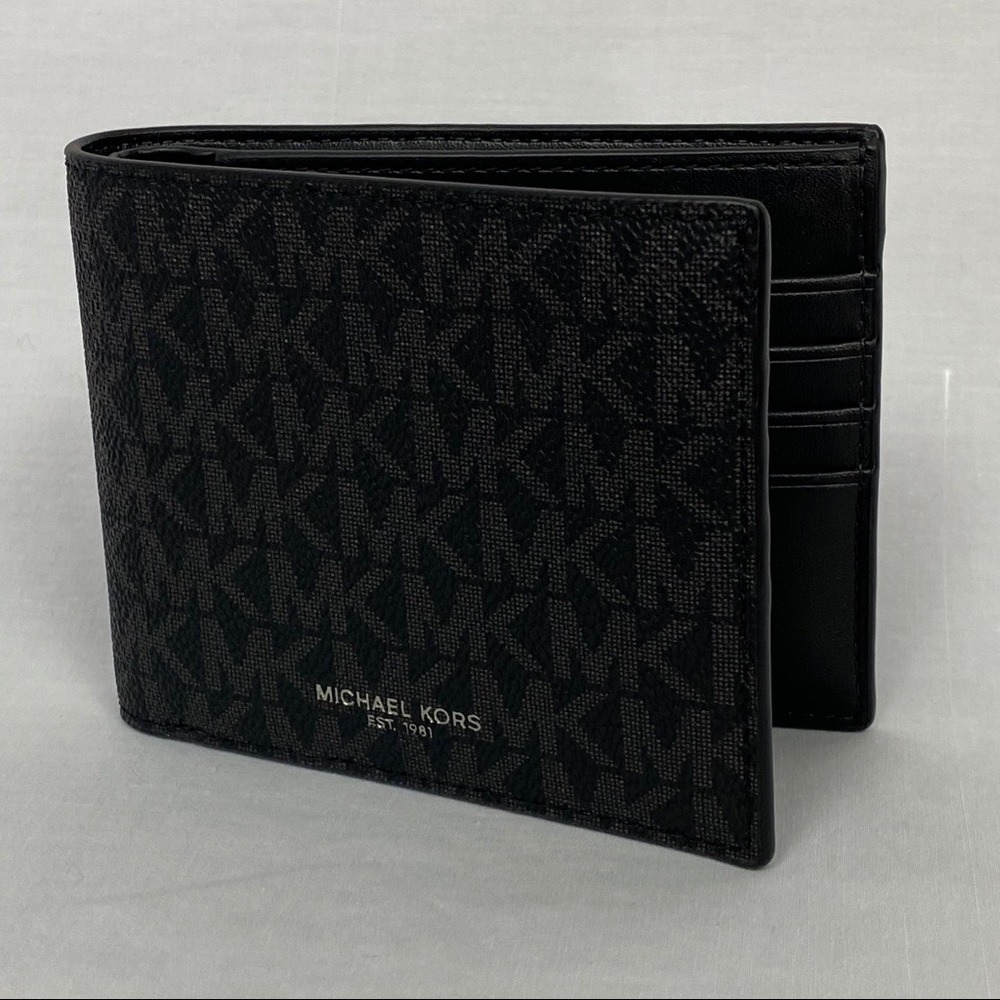 Men’s Michael Kors Cooper Billfold Wallet Black